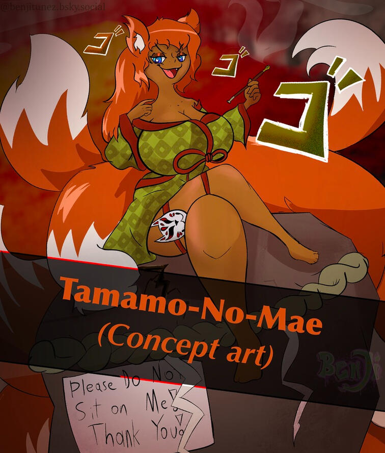 Tamamo-No-Mae - Concept art redone